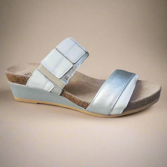 Naot - Royalty Fantasy Slide Wedge, SHOES, Yaleet, Plum Bottom