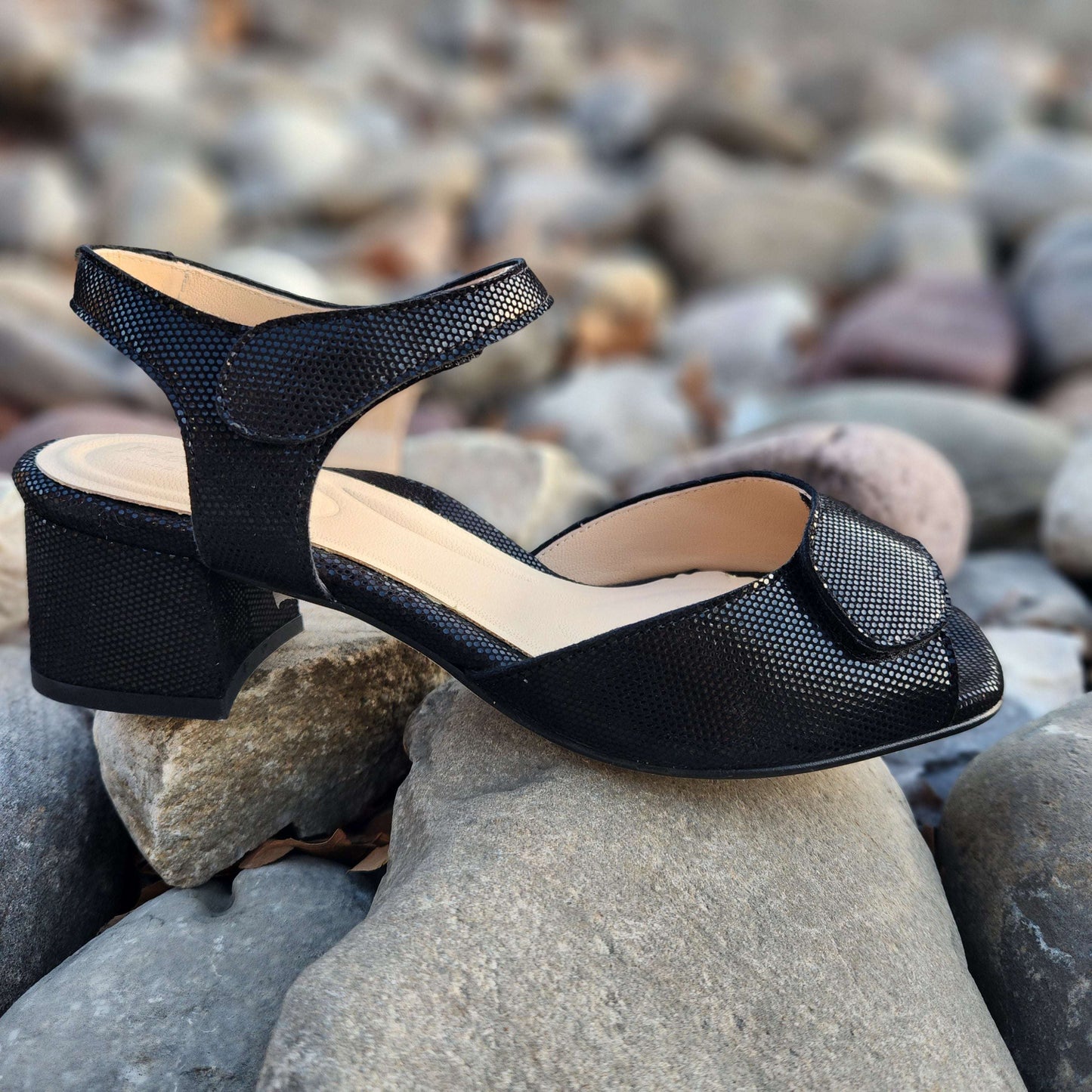 Pie Santo - Adjustable Dress Sandal, Sandals, Pie Santo, Plum Bottom