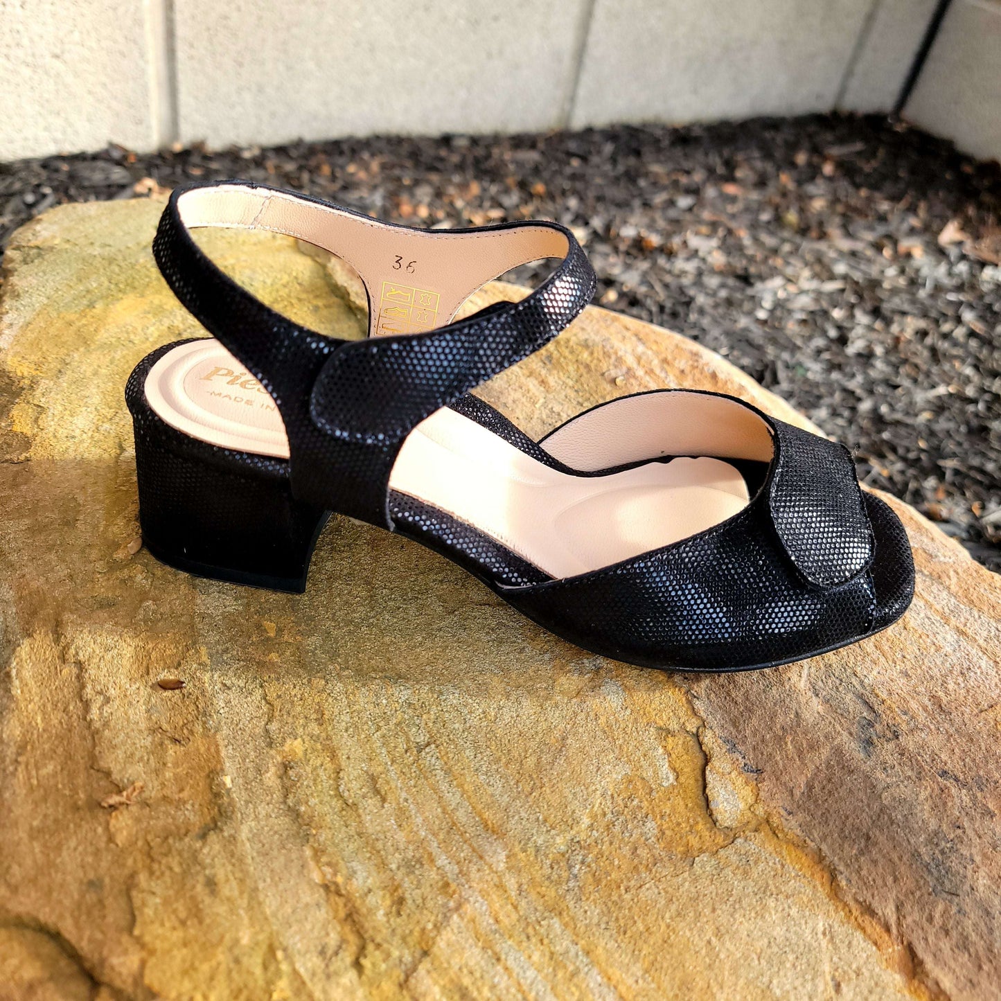 Pie Santo - Adjustable Dress Sandal, Sandals, Pie Santo, Plum Bottom
