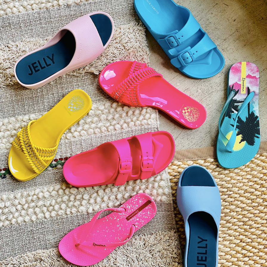 Summer Shoe Trend: Jelly Sandals, plum-bottom