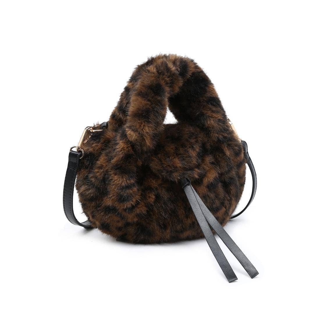 [Moda Luxe - Wynter Crossbody: Leopard], [Handbags], [Moda Luxe], [Plum Bottom].