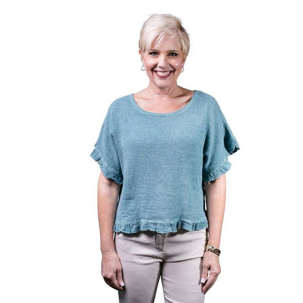 tina-stephens-italytees-by-tina---kinslee-linencotton-ruffle-top-bss173-001-blacktopstina-stephens-italytees-by-tinaplum-bottom-35914475