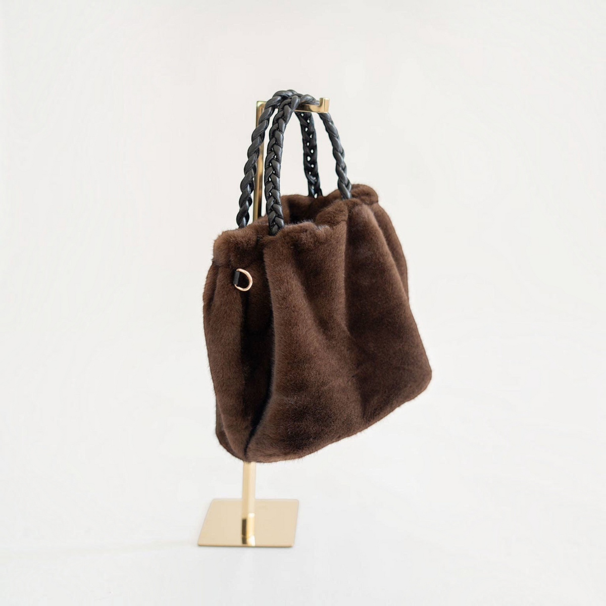 [Lisi Lerch - Heather Faux Fur Handbag- WS], [Handbags], [Lisi Lerch], [Plum Bottom].