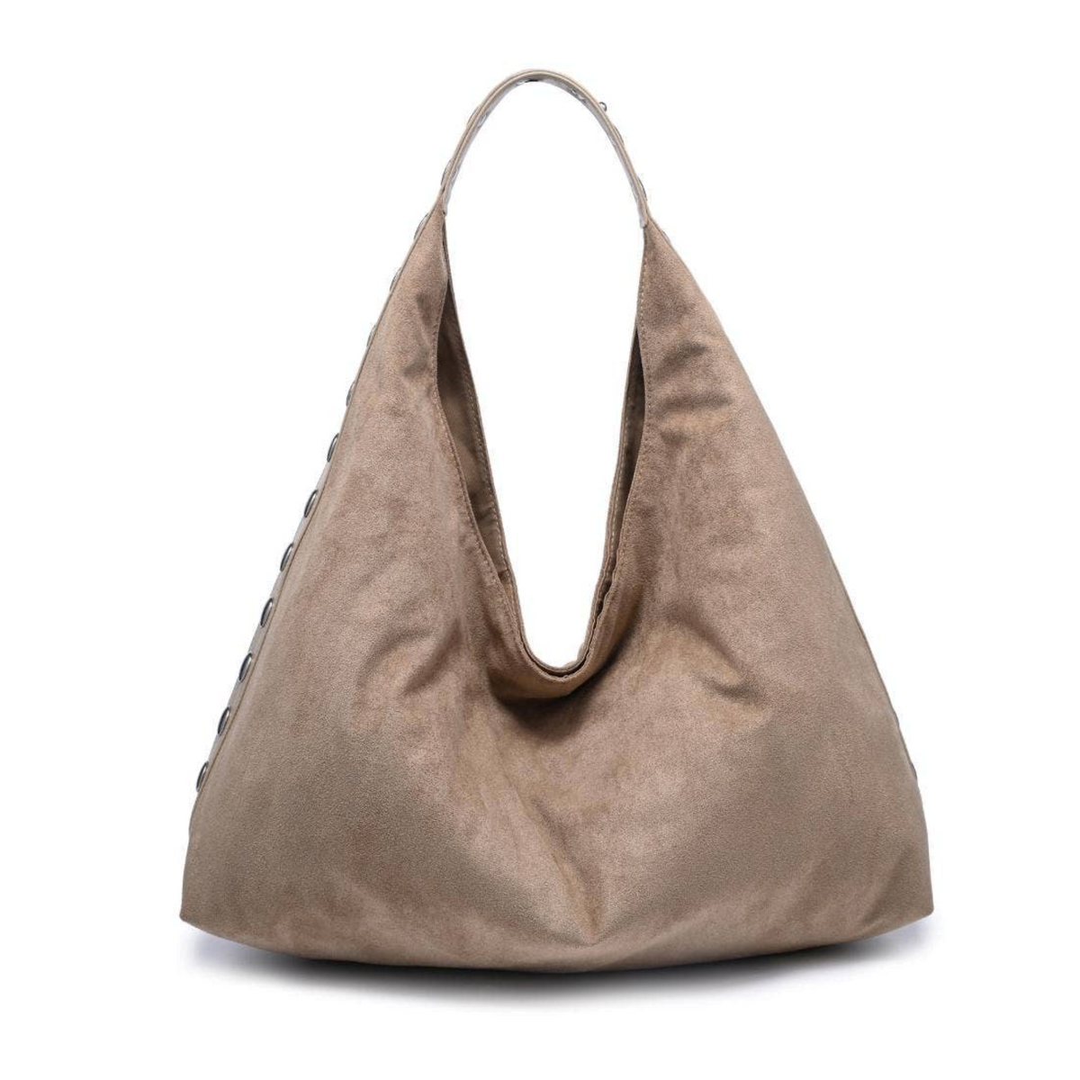 [Moda Luxe - Kassi Hobo: Mushroom], [Handbags], [Moda Luxe], [Plum Bottom].