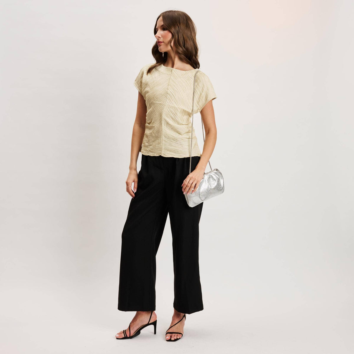 [Moda Luxe - Fancy Clutch: Gold], [], [Moda Luxe], [Plum Bottom].