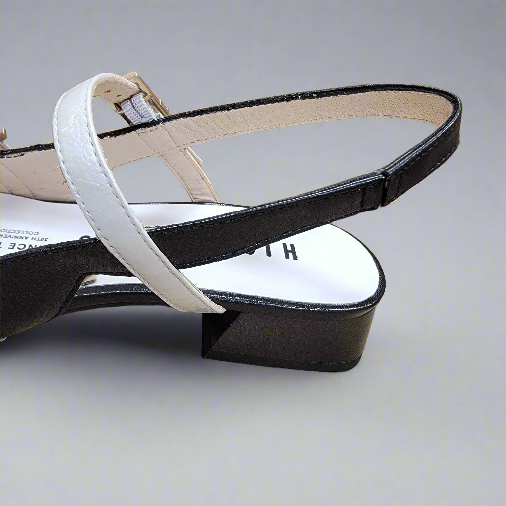 Hispanitas - HV25392 Slingback - Black & White