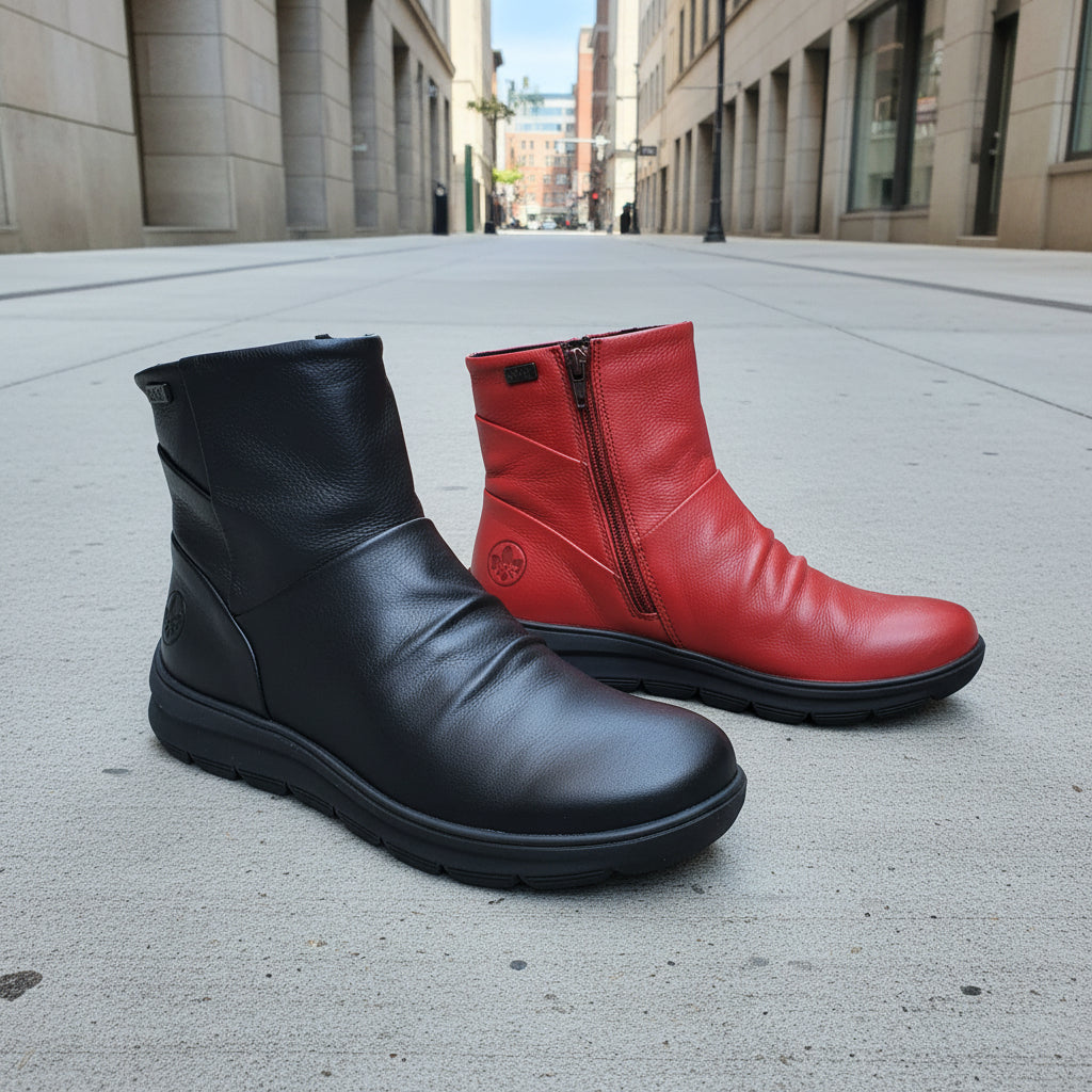 Rieker Z0066 Boot, Boots, Rieker, Plum Bottom