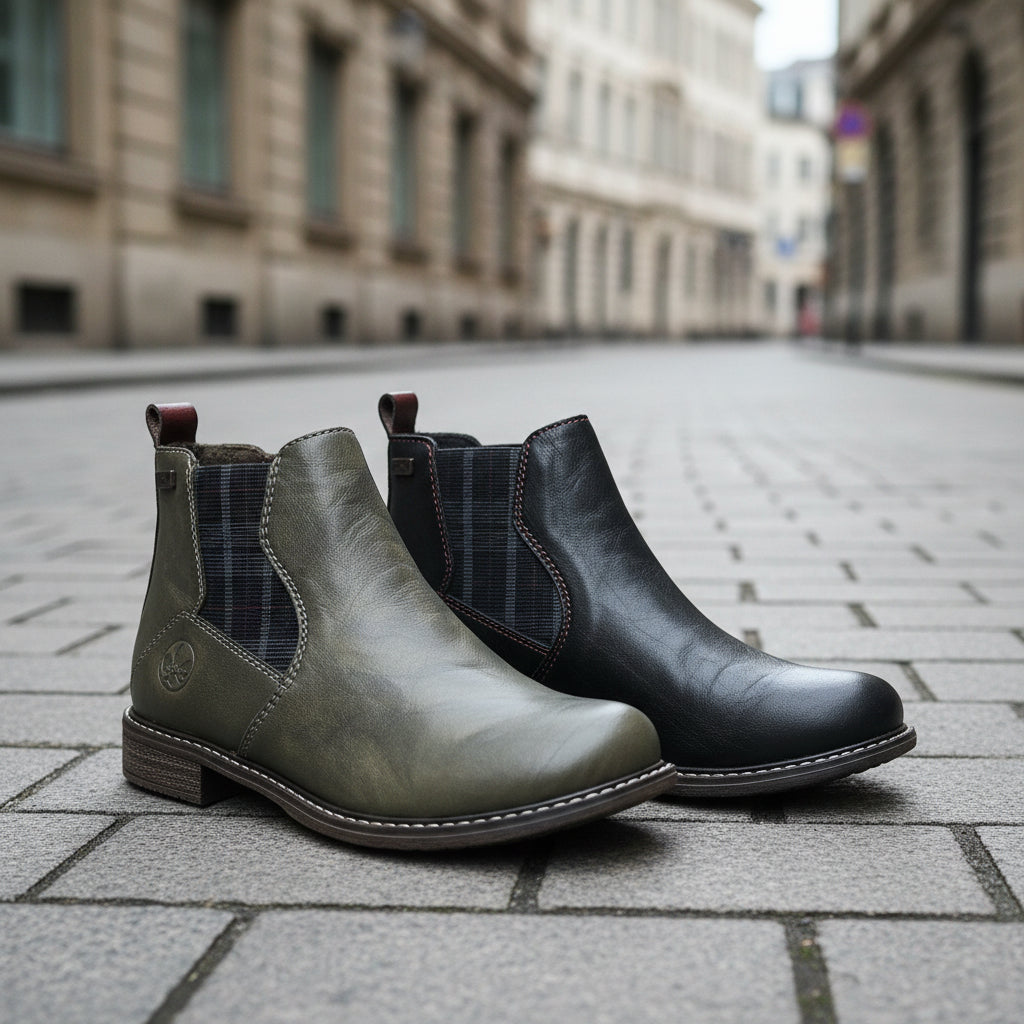 Rieker 74860 Chelsea Boot, Boots, Rieker, Plum Bottom