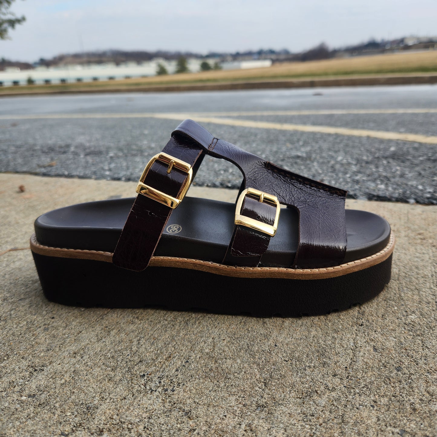 ERIC MICHAEL Nedra Platform Sandal