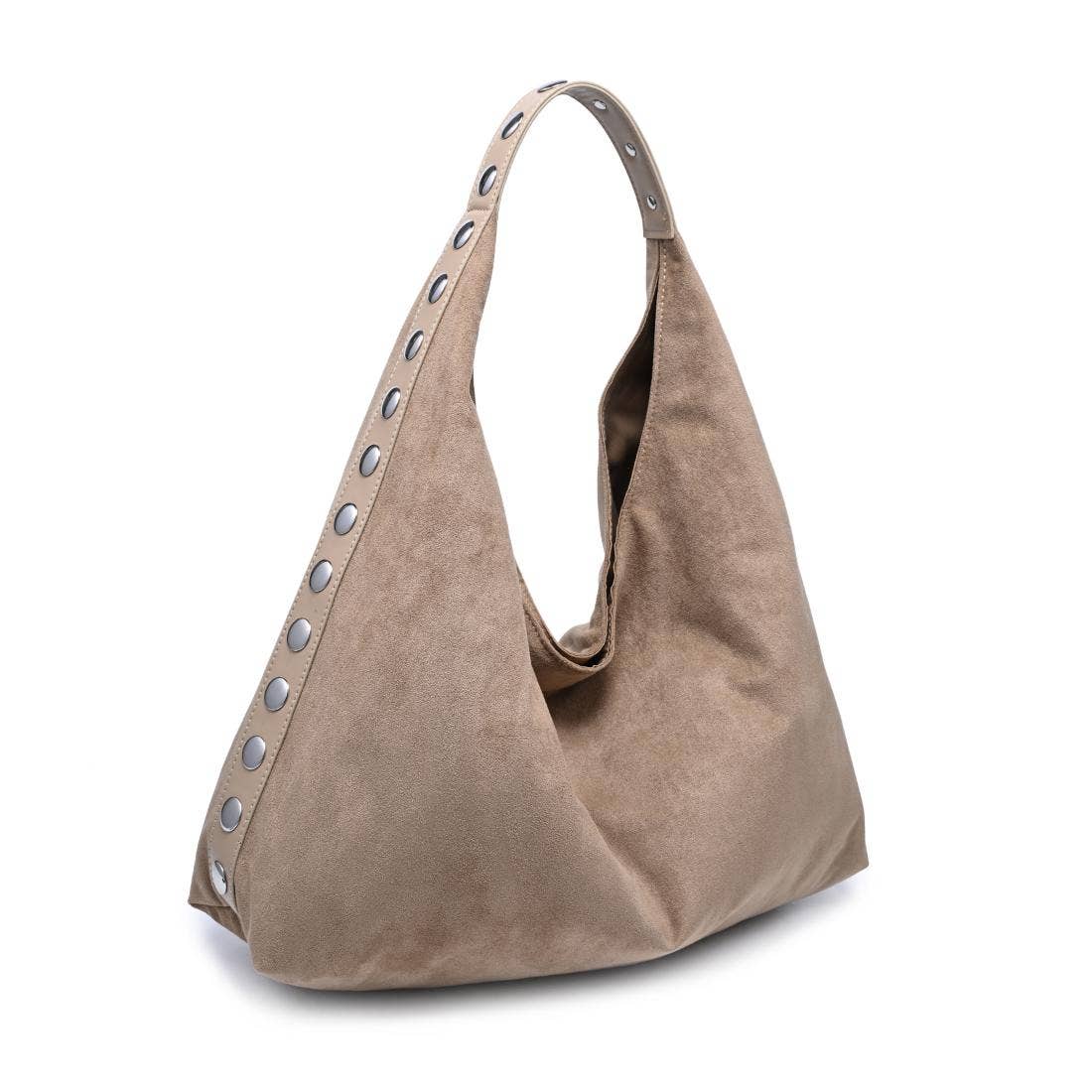 [Moda Luxe - Kassi Hobo: Mushroom], [Handbags], [Moda Luxe], [Plum Bottom].
