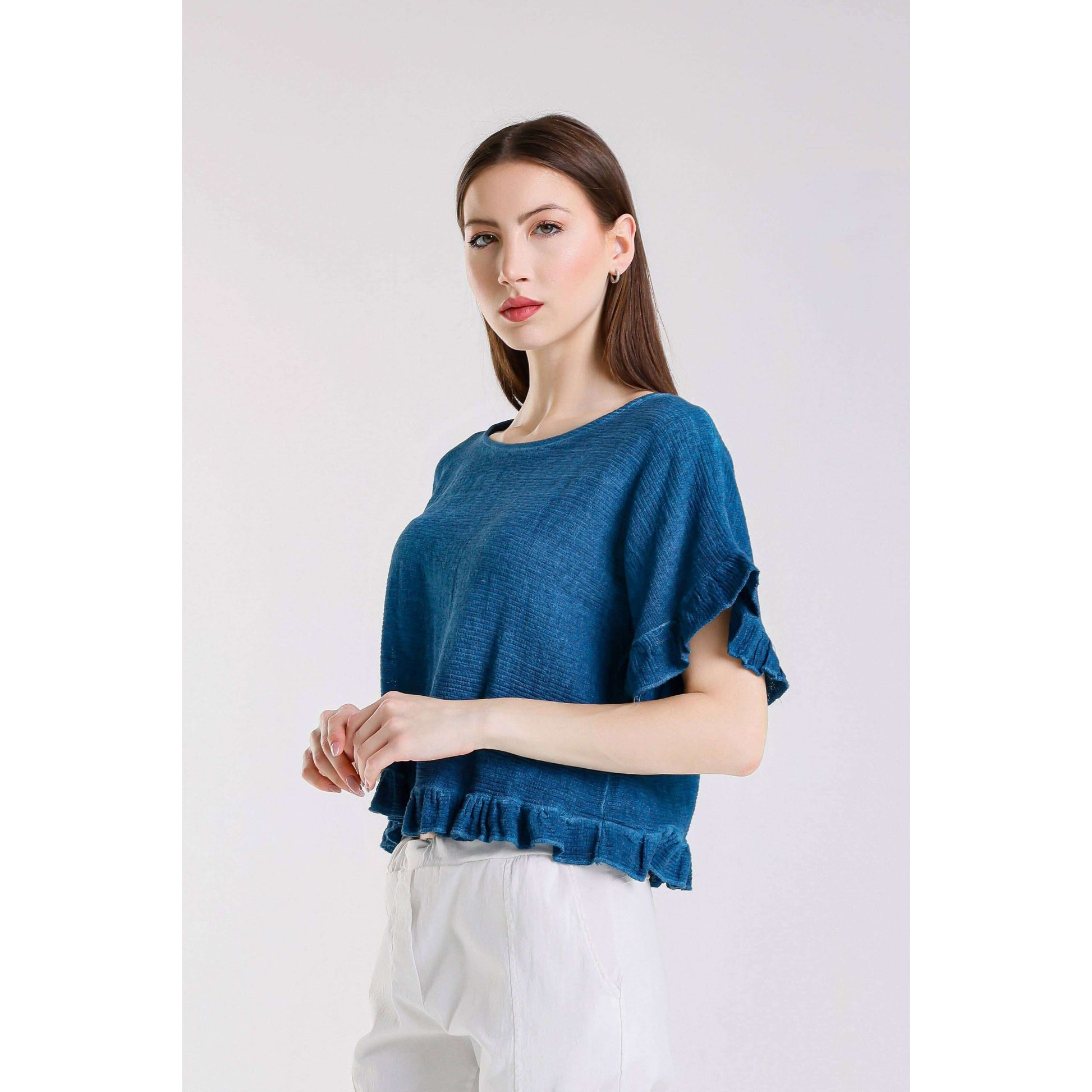 tina-stephens-italytees-by-tina---kinslee-linencotton-ruffle-top-bss173-509-eggplant-enzymetopstina-stephens-italytees-by-tinaplum-bottom-35914443