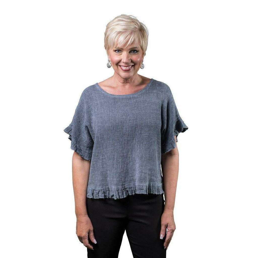 tina-stephens-italytees-by-tina---kinslee-linencotton-ruffle-top-bss173-001-blacktopstina-stephens-italytees-by-tinaplum-bottom-35914474