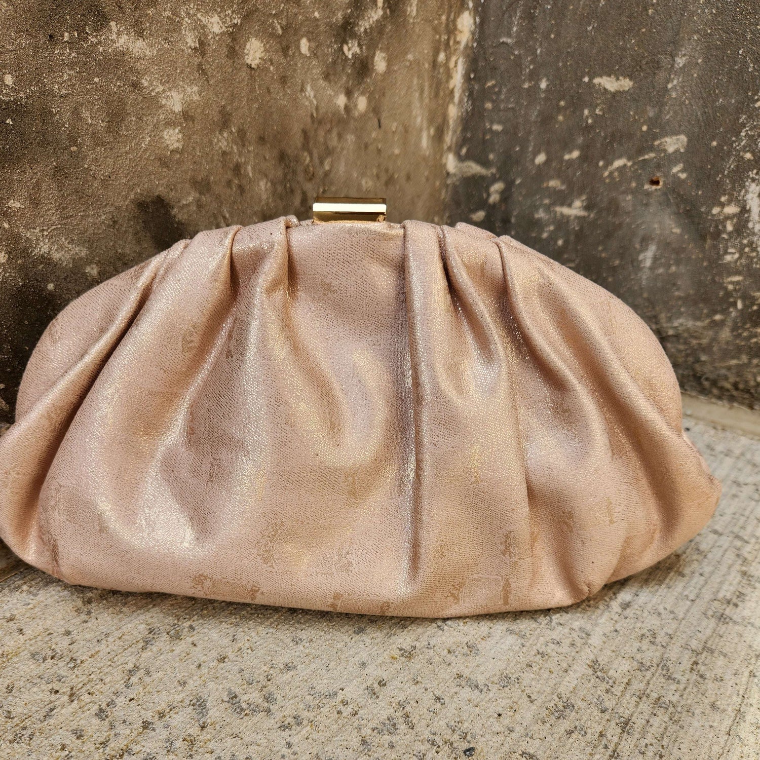 42 Gold - 7018 Clutch, ACCESSORIES, 42GOLD, Plum Bottom