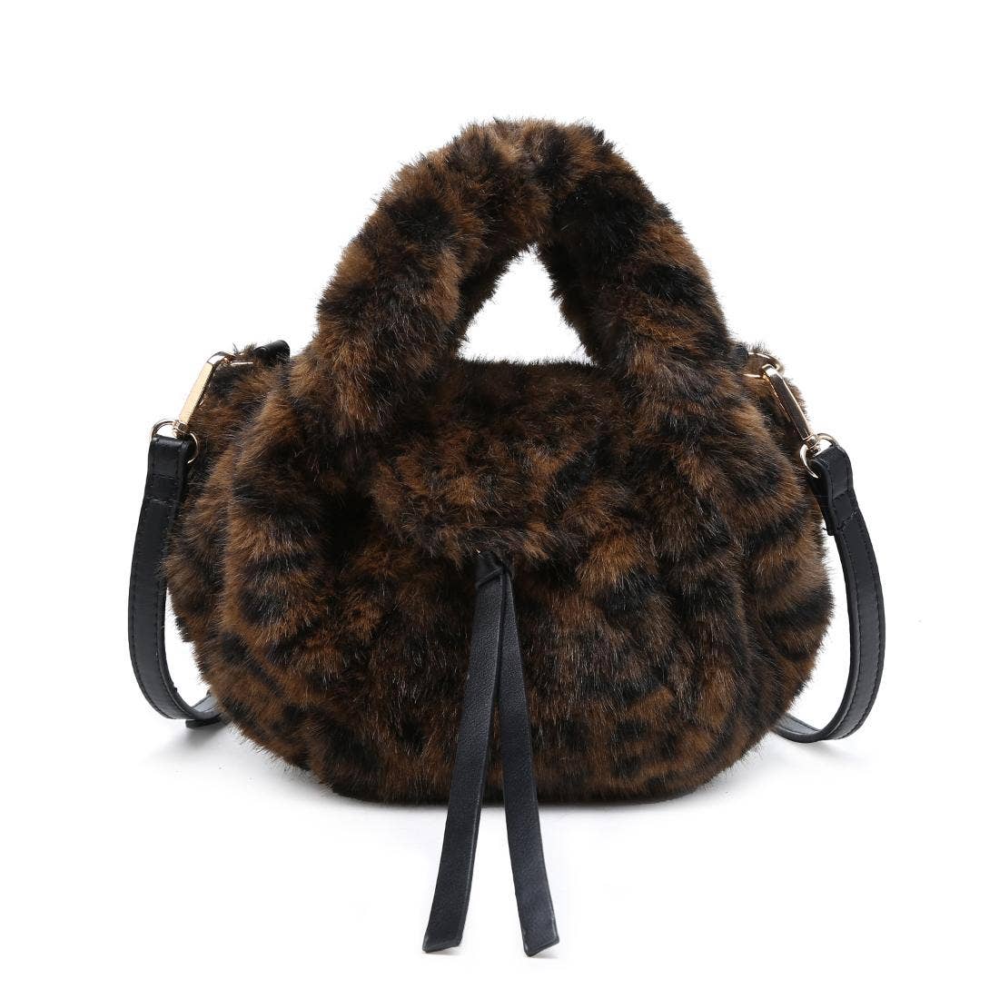 [Moda Luxe - Wynter Crossbody: Black], [Handbag], [Moda Luxe], [Plum Bottom].