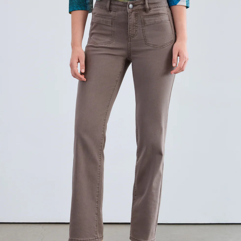 FDJ - Christina Straight Leg Denim - Taupe