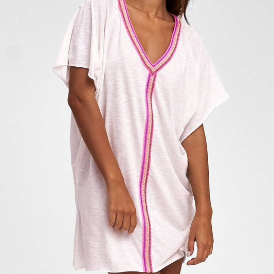 [pītusa - Pima Mini Abaya: White / Standard], [], [pītusa], [Plum Bottom].