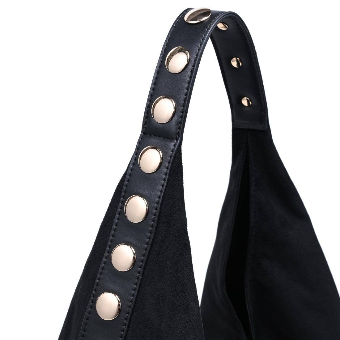 [Moda Luxe - Kassi Hobo: Black], [Handbags], [Moda Luxe], [Plum Bottom].