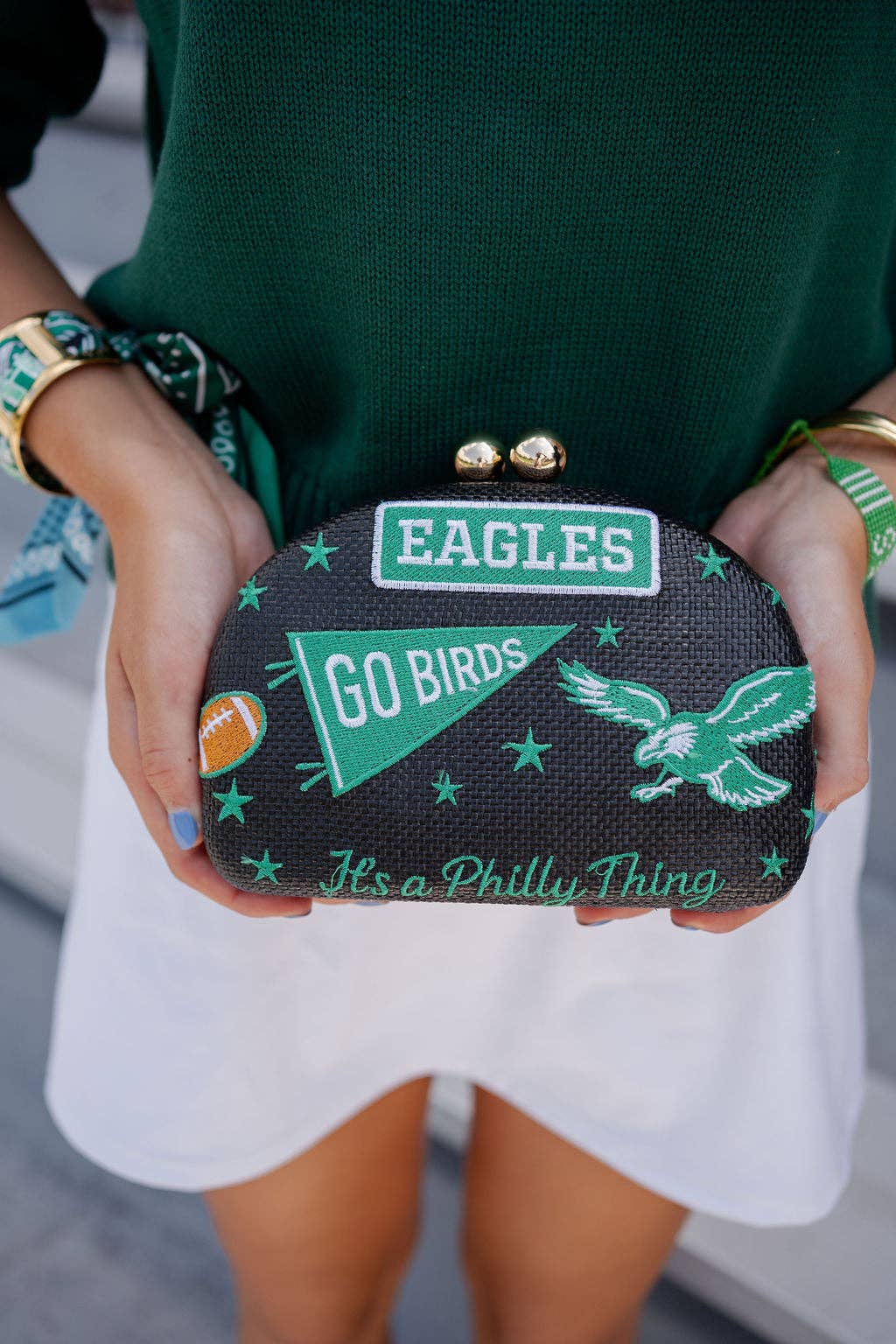 [Lisi Lerch - GO BIRDS-  Embroidered Clutch - WS], [], [Lisi Lerch], [Plum Bottom].