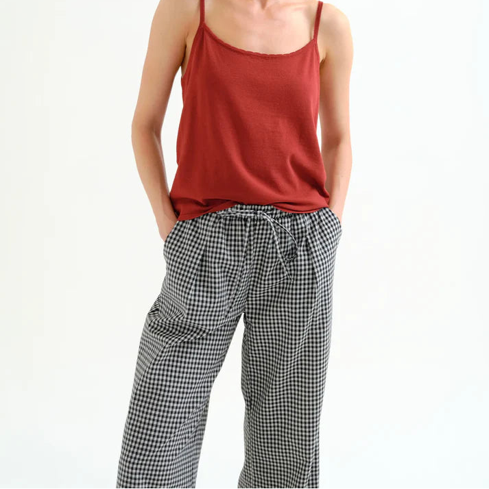 COMPANIA FANTASTICA Gingham Pant
