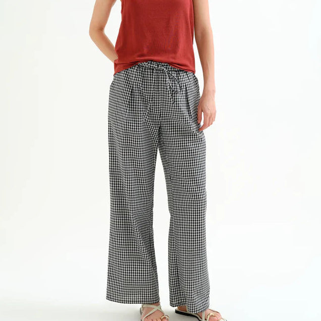 COMPANIA FANTASTICA Gingham Pant