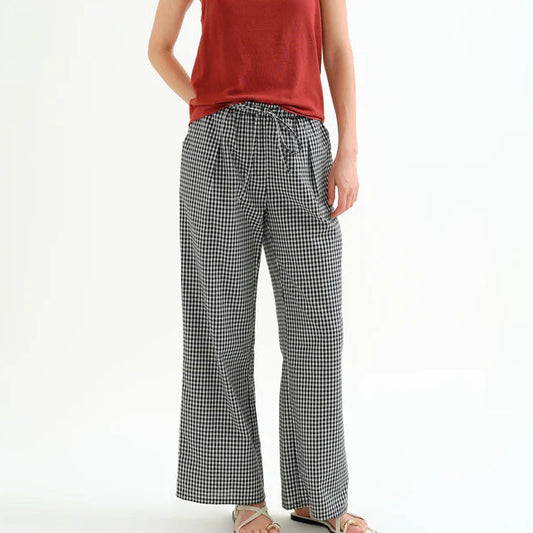 COMPANIA FANTASTICA Gingham Pant