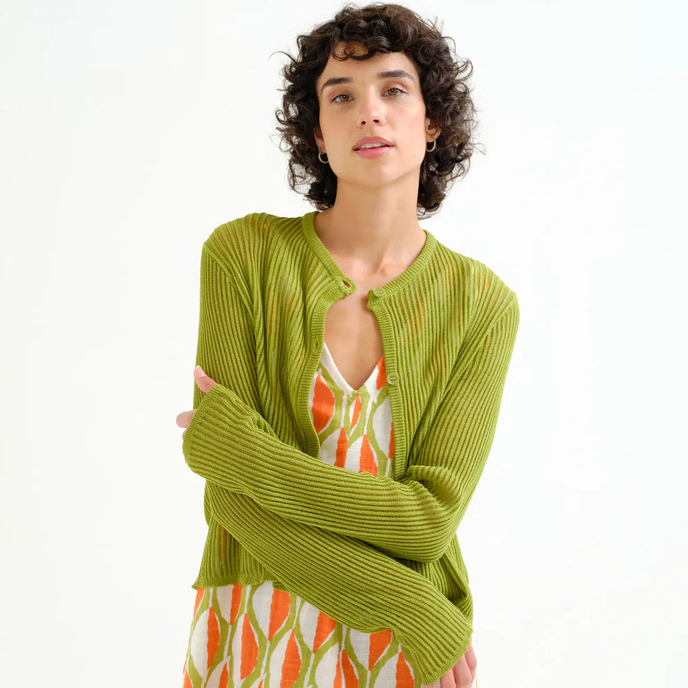 COMPANIA FANTASTICA Button Down Cardigan