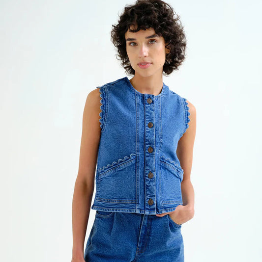COMPANIA FANTASTICA Denim Vest