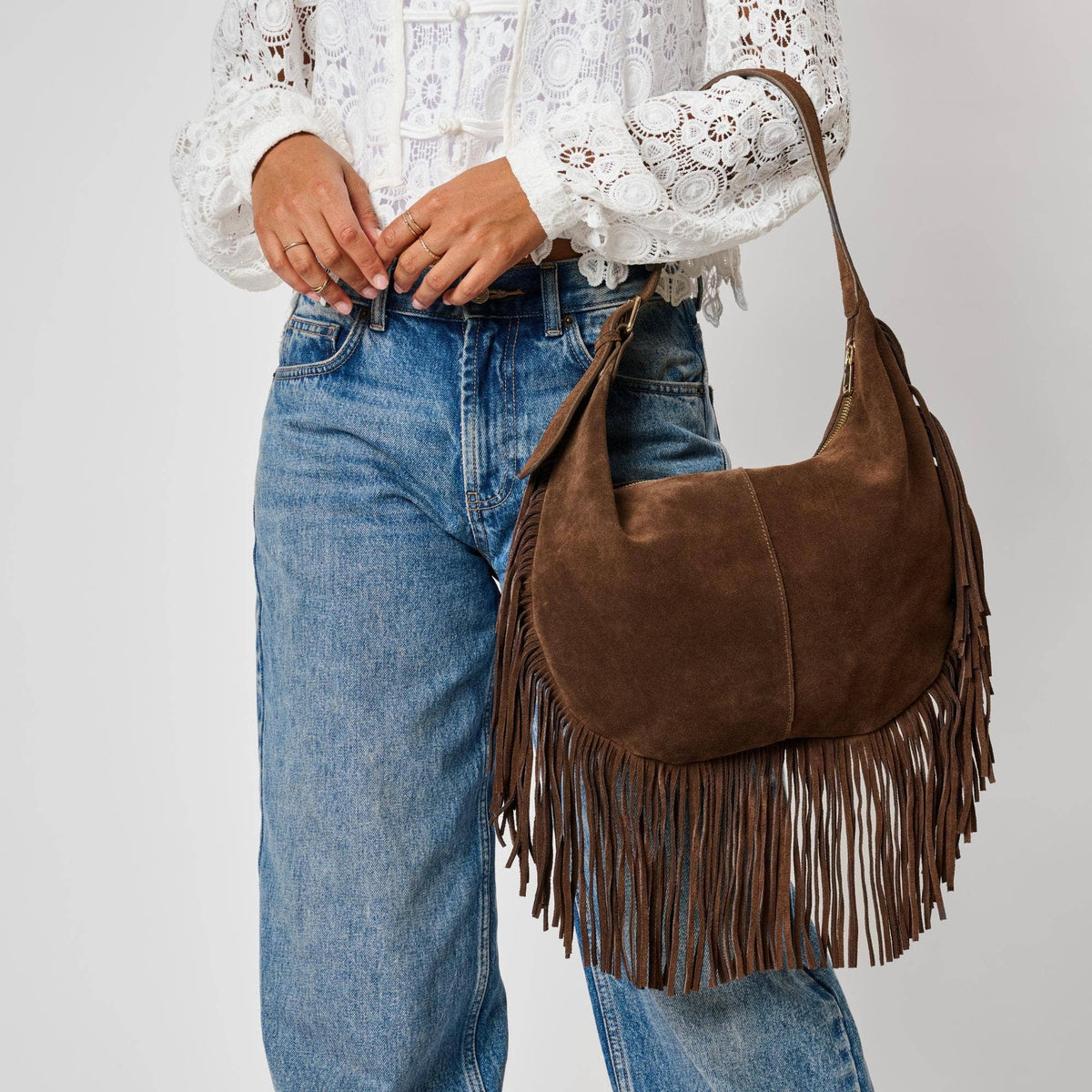 [Moda Luxe - Reba Hobo: Caramel], [Handbag], [Moda Luxe], [Plum Bottom].