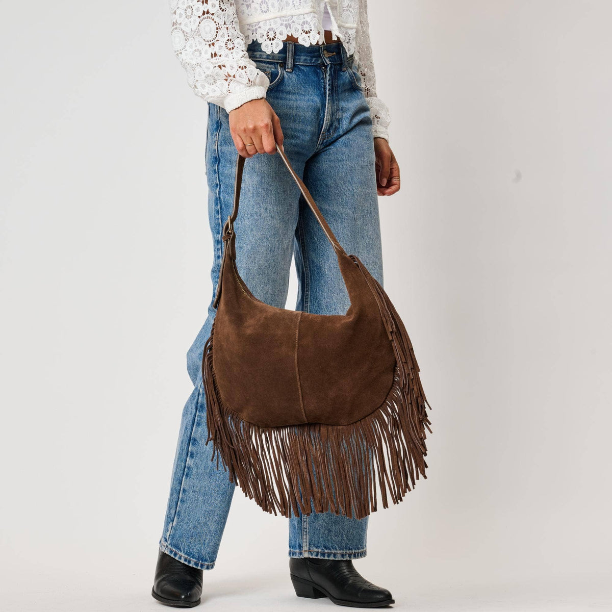 [Moda Luxe - Reba Hobo: Caramel], [Handbag], [Moda Luxe], [Plum Bottom].