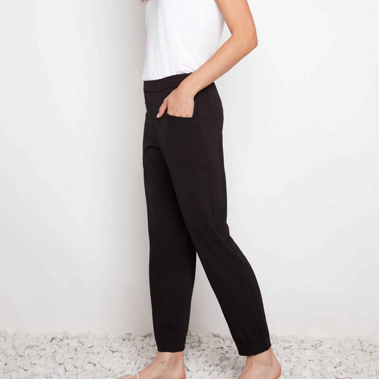 UP! 68868 Vegan Silk Jogger Black