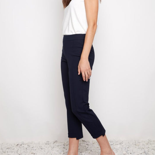 UP! 68870 Compression Slim Crop Pant Navy