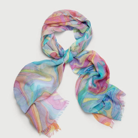 Saachi - MULTI PASTEL SCARF