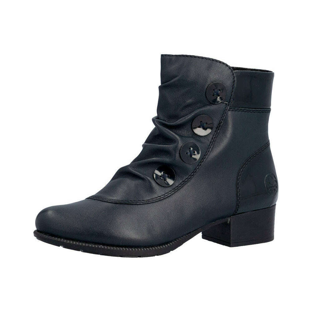 Rieker 78659 Low Heel Boot, Boots, Rieker, Plum Bottom