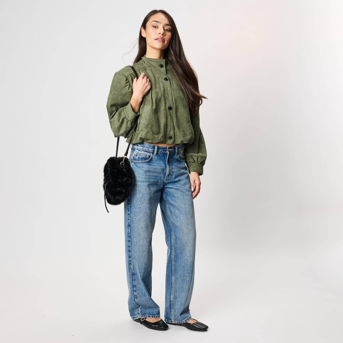 [Moda Luxe - Wynter Crossbody: Black], [Handbag], [Moda Luxe], [Plum Bottom].