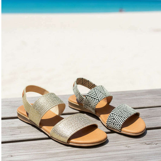ANDRE ASSOUS Nigella Woven Sandal, Sandals, Andre Assous, Plum Bottom