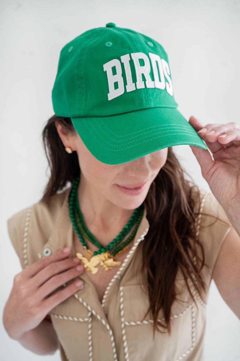 [Lisi Lerch - BIRDS - Baseball Hat - WS], [Hats], [Lisi Lerch], [Plum Bottom].
