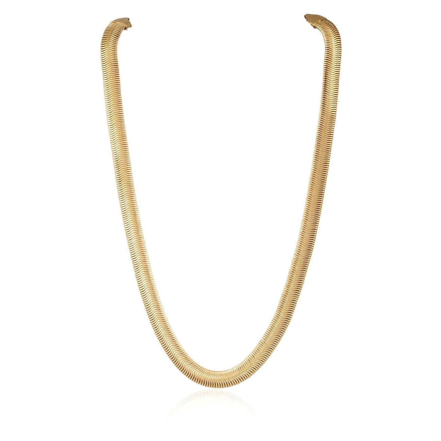 Sahira Jewelry Design - Dex Chain 18” Brazilian Gold-Filled Link & Chain Necklace: 18", Necklaces, Sahira Jewelry Design, Plum Bottom