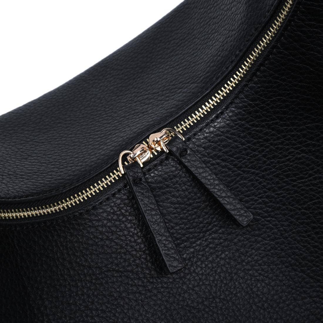 [Moda Luxe - Lori Hobo: Black], [Handbag], [Moda Luxe], [Plum Bottom].