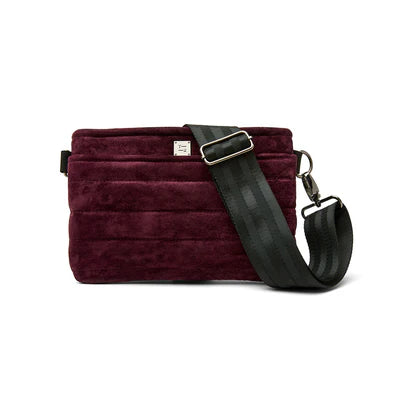 THINK ROYLN Bum Bag 2.0 in Aubergine Suede