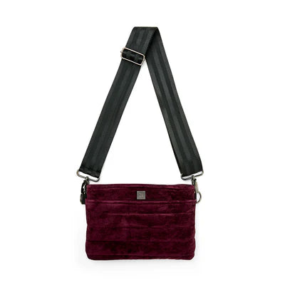 THINK ROYLN Bum Bag 2.0 in Aubergine Suede