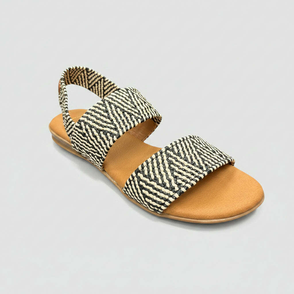ANDRE ASSOUS Nigella Woven Sandal, Sandals, Andre Assous, Plum Bottom