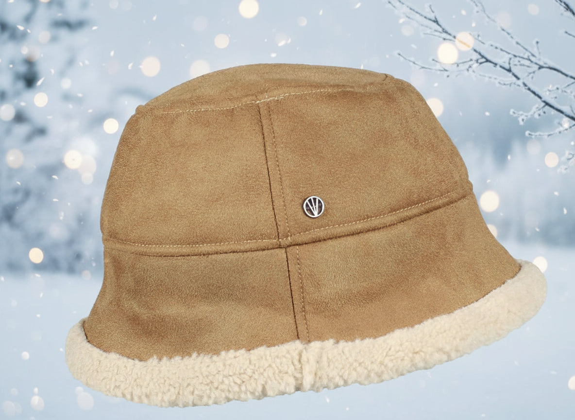 FRAAS- Sherpa Bucket Hat in Toffee
