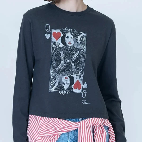 CPRESS STUDIO Queen Sunday Long Sleeve Tee