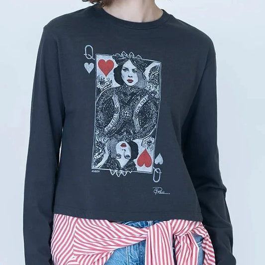 CPRESS STUDIO Queen Sunday Long Sleeve Tee