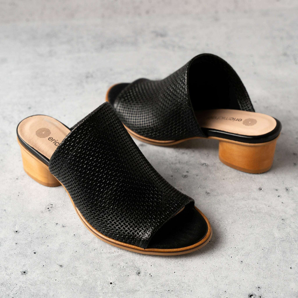 ERIC MICHAEL Sevilla Heeled Sandal, Sandals, Eric Michael, Plum Bottom
