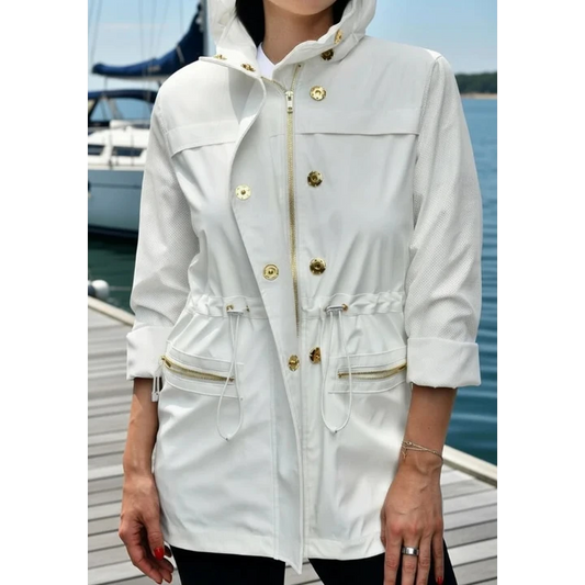 CIAO MILANO Kasia Raincoat White