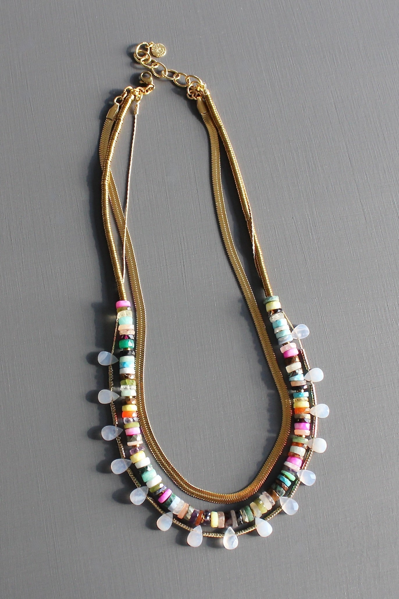 David Aubrey - TRIPLE STRAND MULTI NECKLACE