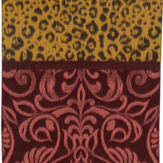 FRAAS- Leopard Paisley Patchwork in Crystal Teal