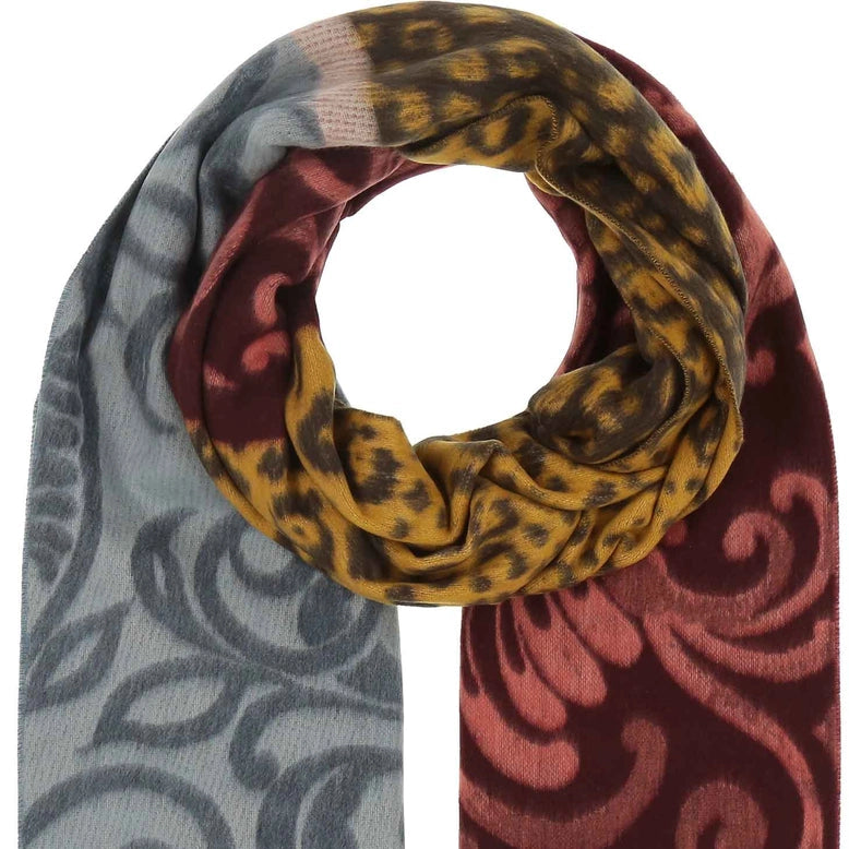 FRAAS- Leopard Paisley Patchwork in Crystal Teal