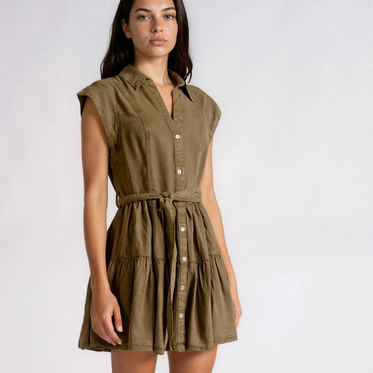 ELAN Julia Dress Olive